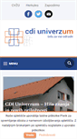 Mobile Screenshot of cdi-univerzum.si